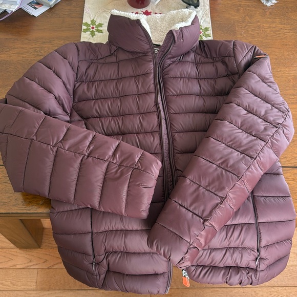 Save the Duck Camila Burgundy Coat - Picture 2 of 8